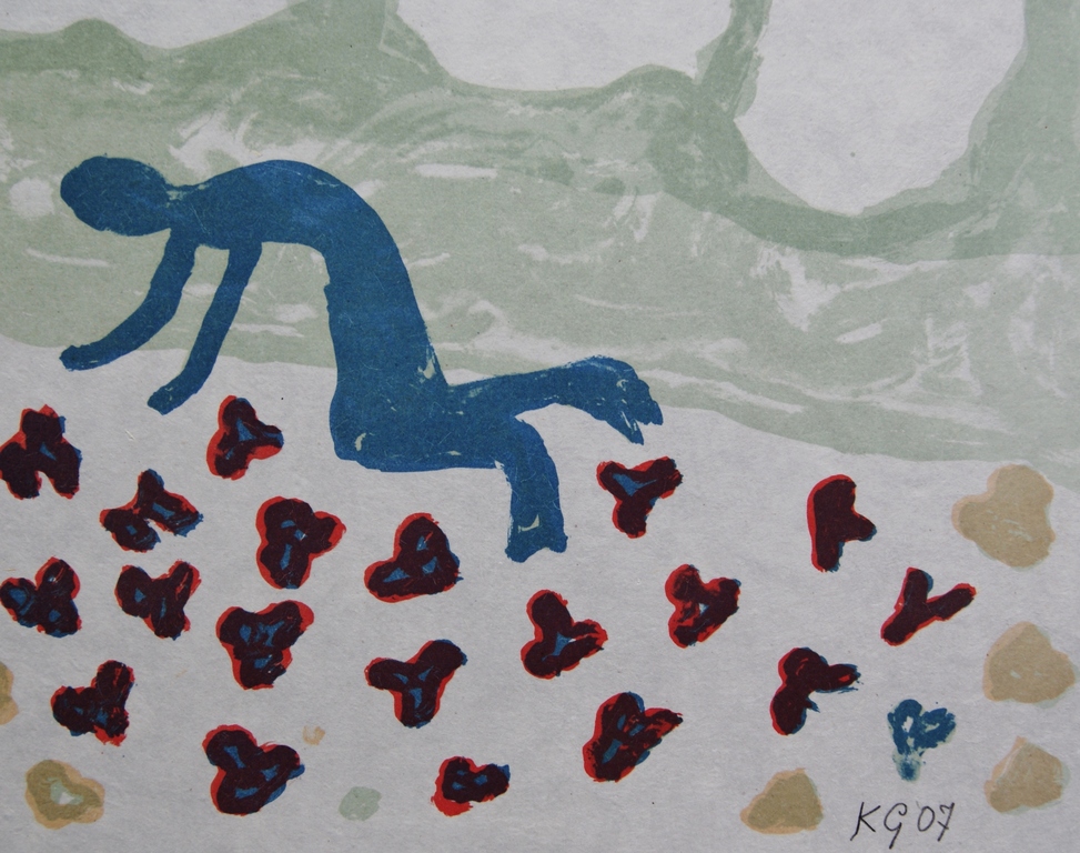 Klaas Gubbels litho op handgeschept papier - 2007 kopen? Bied vanaf 125!