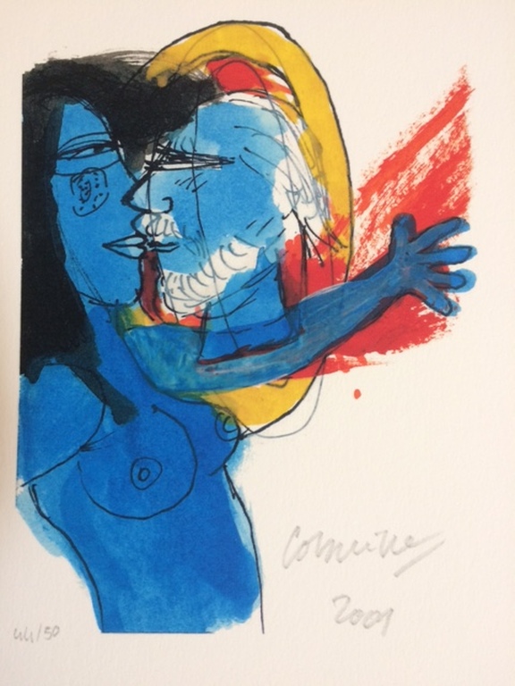 Corneille - Salomé - Lithografie - handgesigneerd - oplage 50 - 2001-zelfportret verkocht voor € 100!