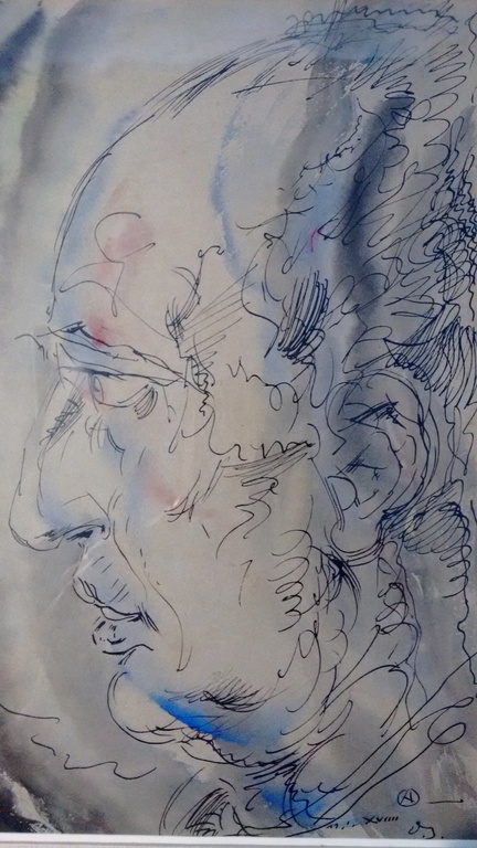 Alfred Ost tekening, aquarel met Oost-Indische inkt, gesigneerd, 1919 kopen? Bied vanaf 220!