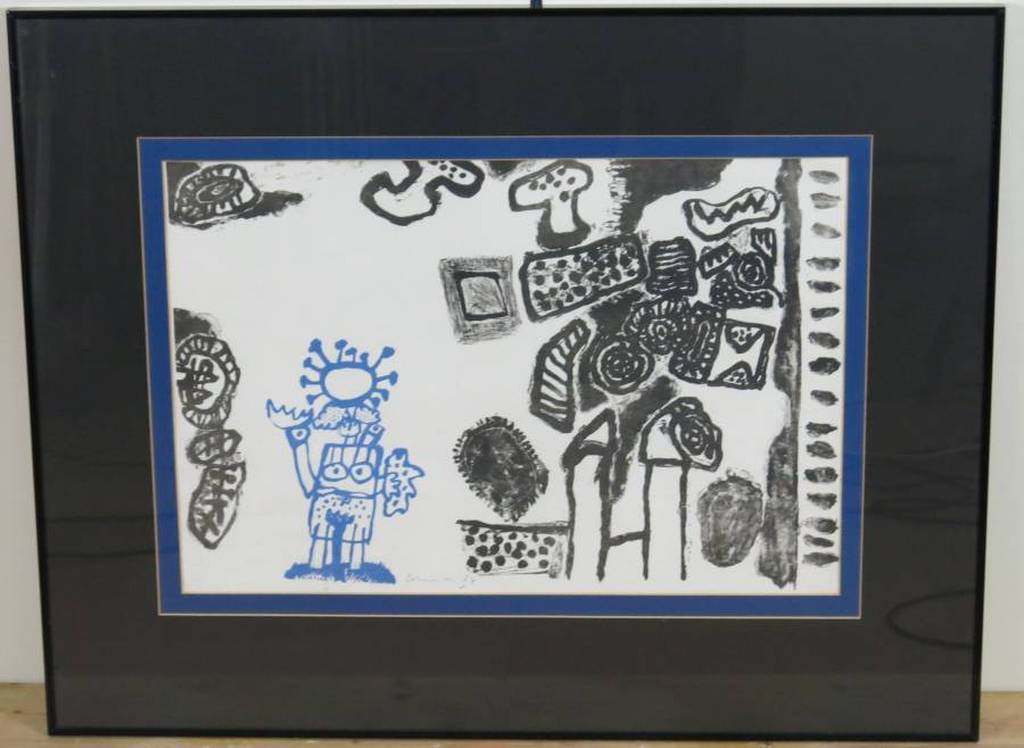 Corneille: Litho, Femme de Nuit et d'Aube - Ingelijst kopen? Bied vanaf 300!