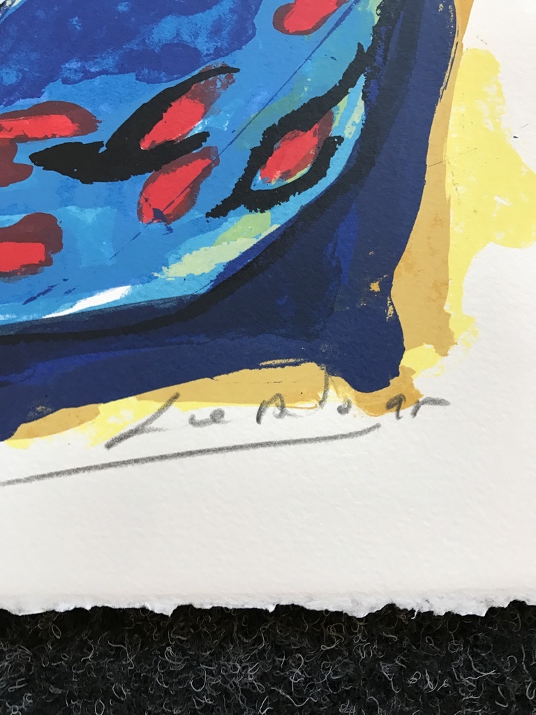 John Lie A Fo   1 originele zeefdruk / Litho gesigneerd 1995 kopen? Bied vanaf 1!