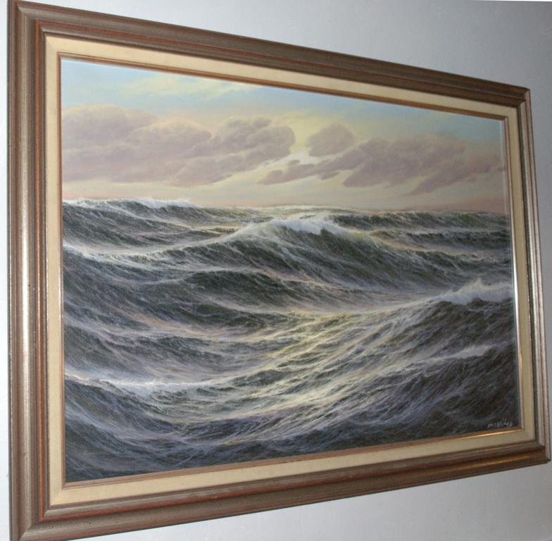 LOTHAR SCHLÜTER (KIEL,1928) - OLIEVERF - TOPKLASSE kopen? Bied vanaf 600!