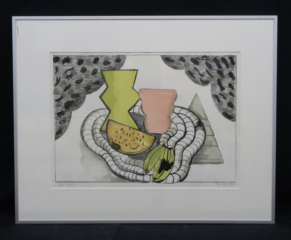 Dora Dolz: Litho, Z.T. - Ingelijst verkocht voor € 35!