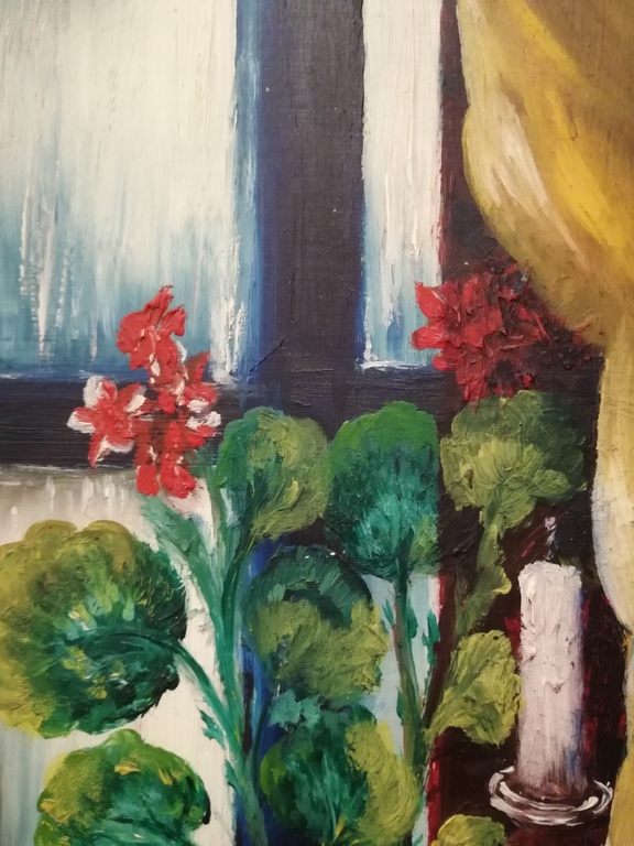 onbekend kunstenaar - olieverf op paneel - stilleven met bloemen en fruit  kopen? Bied vanaf 1!
