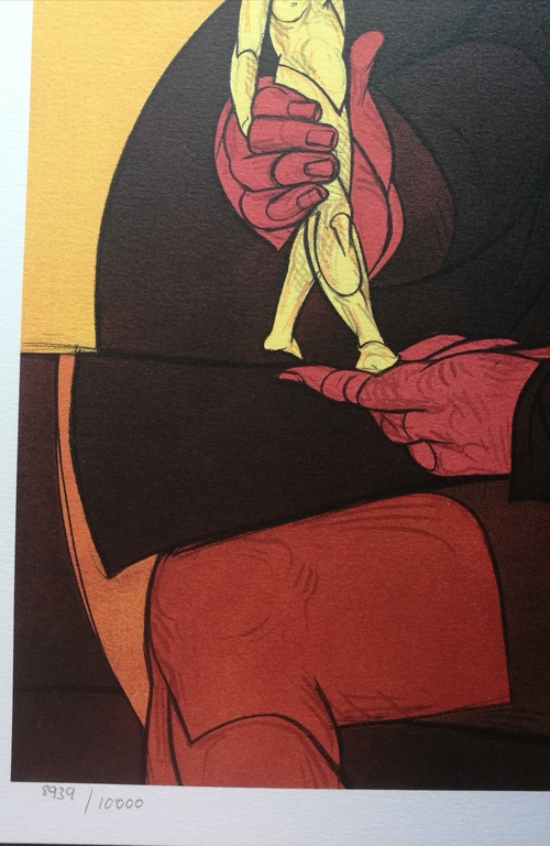  PRIJS VERLAGING Statuette-kleurel lithografie kopen? Bied vanaf 40!