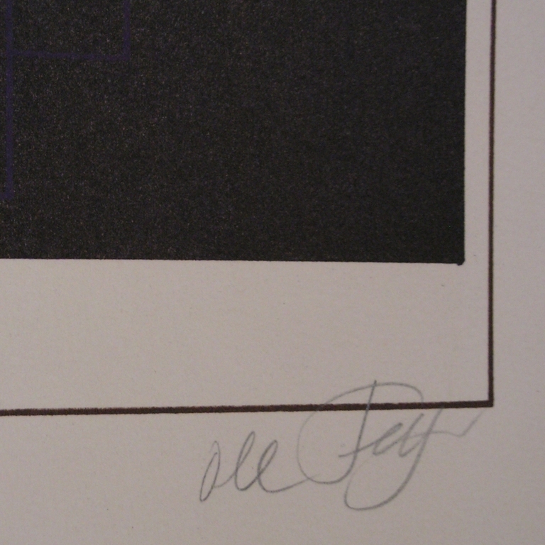 Lucio del Pezzo, zeefdruk; Leonardo da Vinci, gesigneerd, oplage 190 kopen? Bied vanaf 50!