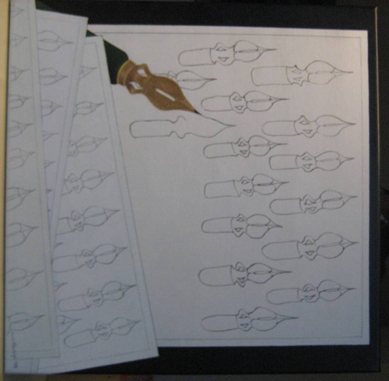 Joost Minnigh Gemengde techniek op doek  kopen? Bied vanaf 35!