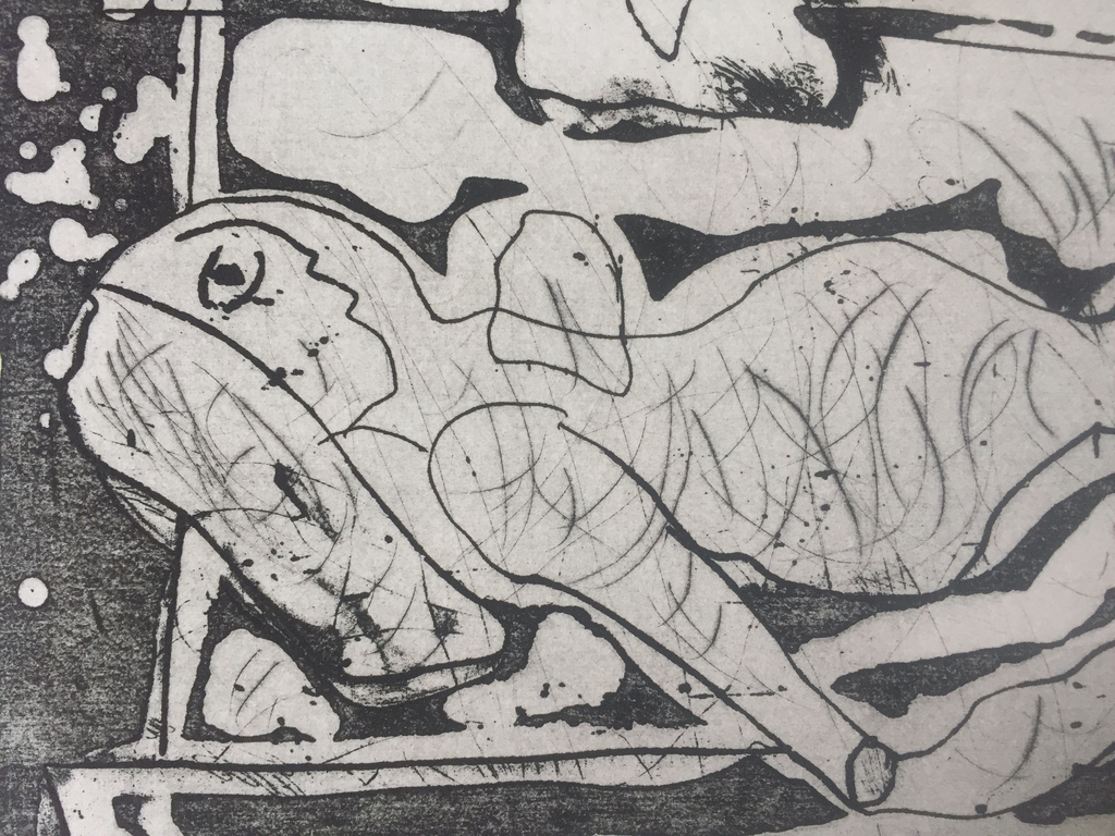 Lucebert, ets (kleine oplage: totaal 40) kopen? Bied vanaf 145!