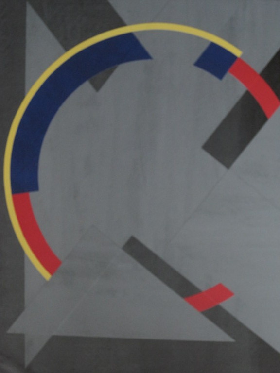 Unieke geometrische Collage "Verdeling v/e Cirkel" gesignerd Frits Vanen (1933)  kopen? Bied vanaf 1!