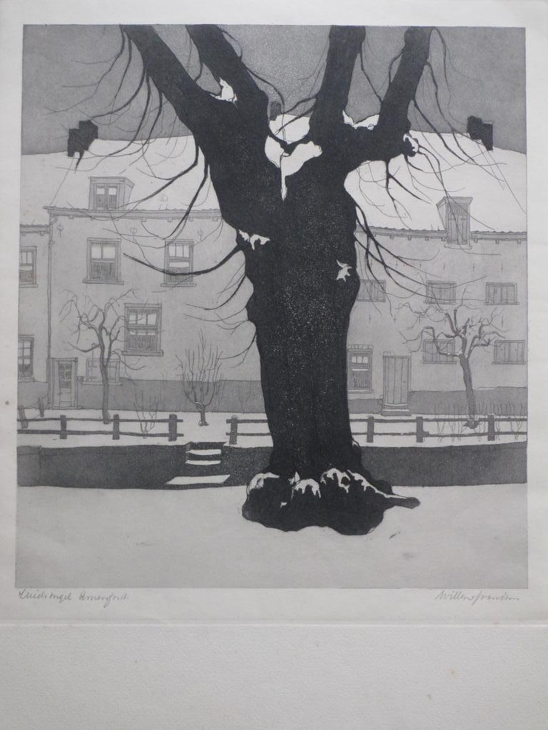 Willem Jan van Dam, Zuidsingel Amersfoort, Ets verkocht voor € 50!