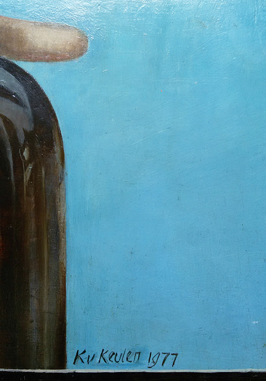 Koosje van Keulen - Stilleven (1977), olieverf op paneel kopen? Bied vanaf 650!