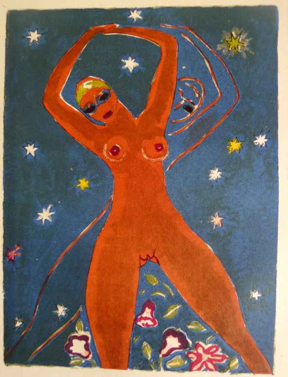 Kees van Dongen , een houtgravure  naar aquarel uit 1001 nacht, 1955 . kopen? Bied vanaf 17!