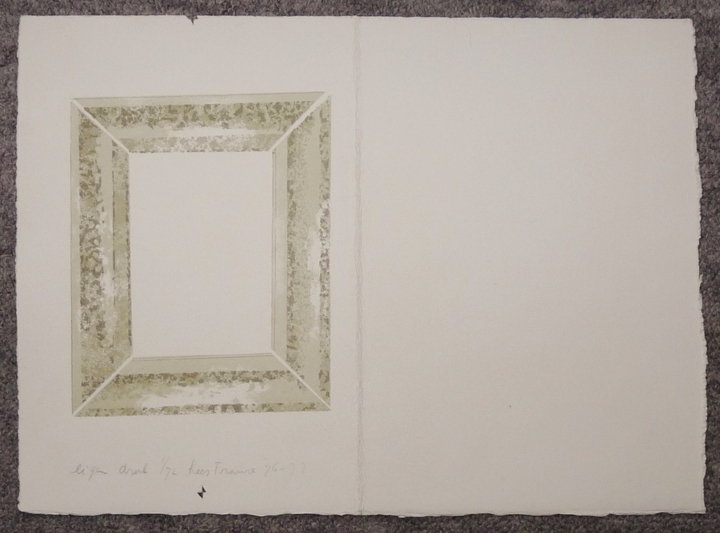 Kees Franse, Zeefdruk, Afbeelding lijst, Gesigneerd kopen? Bied vanaf 35!