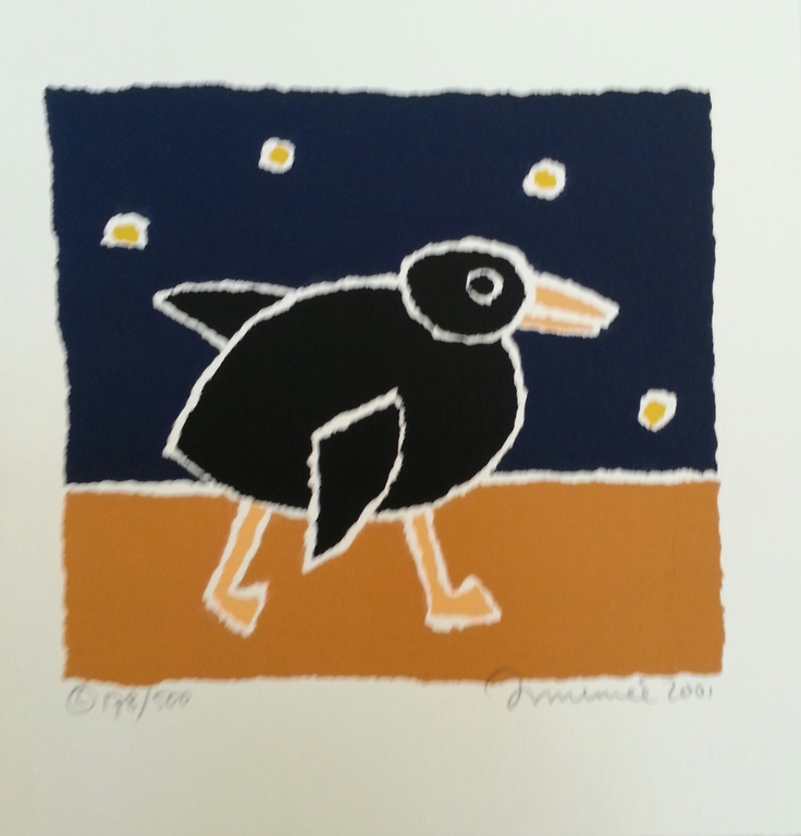 Hans Innemee, Doosje met zeefdrukken. Inhoud: 2x zeefdruk en prentenboekje kopen? Bied vanaf 25!