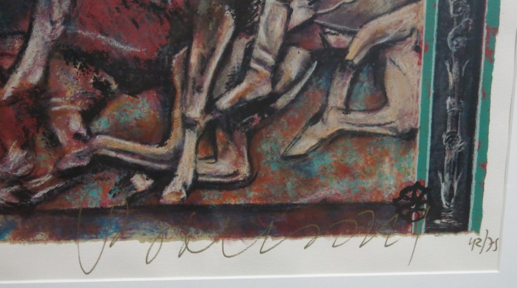 Gerti Bierenbroodspot: Zeefdruk, Zonder titel - ingelijst kopen? Bied vanaf 100!