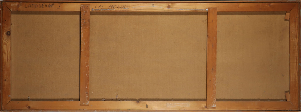 Lei Molin: Olieverf op Doek, Landschap I - Ingelijst (Groot!) kopen? Bied vanaf 1000!