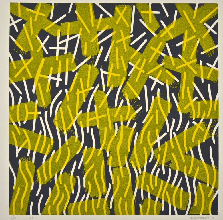 Gerrit Westerveld: Zeefdruk. Zonder titel kopen? Bied vanaf 35!