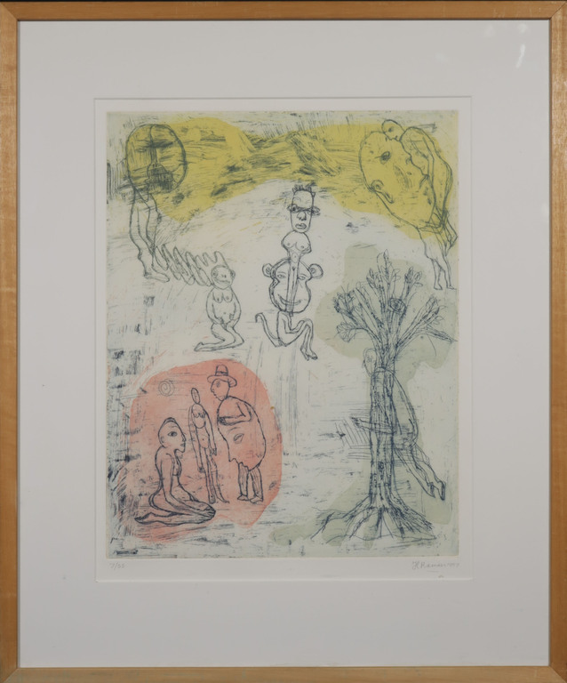 Hanny Ramaer: Ets, Z.T. - Ingelijst kopen? Bied vanaf 1!