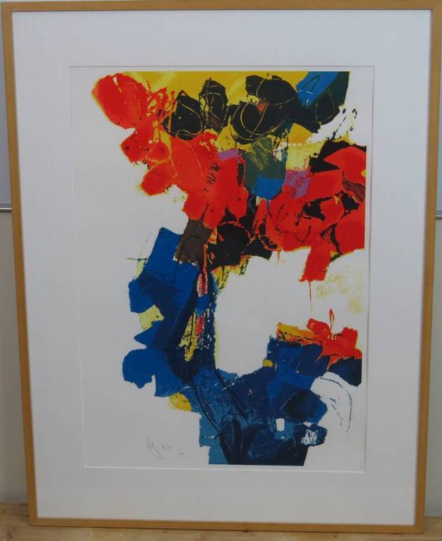 Arty Grimm: Zeefdruk, Zonder titel - Ingelijst (groot) kopen? Bied vanaf 80!