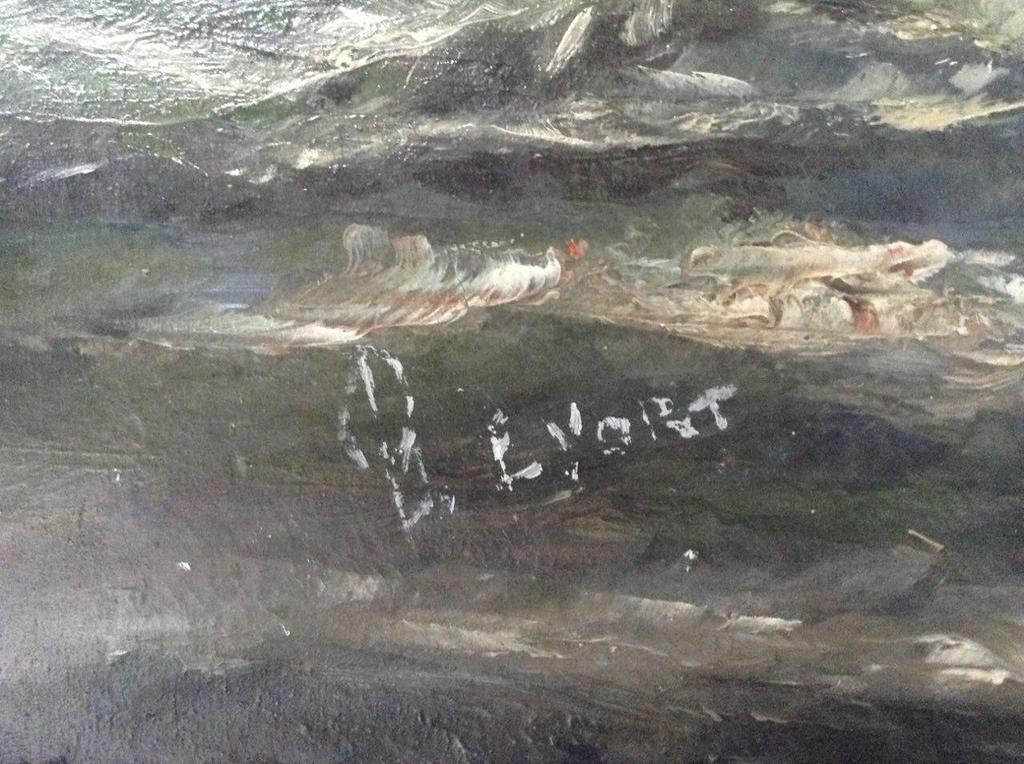 Jan Bevort 1917-1996, Olieverf op doek 50x40 , Zijlschuit op Ijsselmeer kopen? Bied vanaf 100!