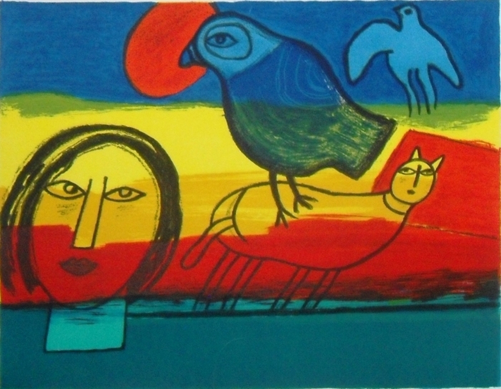 Corneille : vrouw, vogels, kat en zon kopen? Bied vanaf 1!