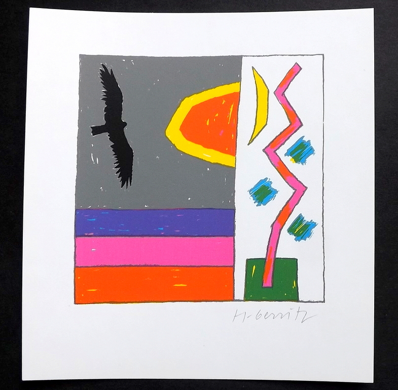 Harrie Gerritz - 3x handgesigneerde litho -1985 kopen? Bied vanaf 1!