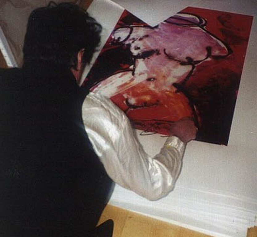 Herman Brood - Torso Red, zeefdruk (mooi ingelijst, groot) kopen? Bied vanaf 575!
