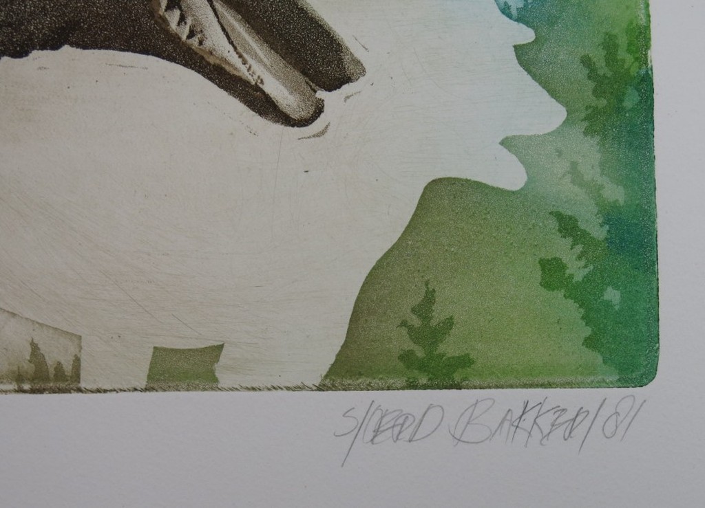 Sjoerd Bakker: Ets en Aquatint, Wolf kopen? Bied vanaf 1!