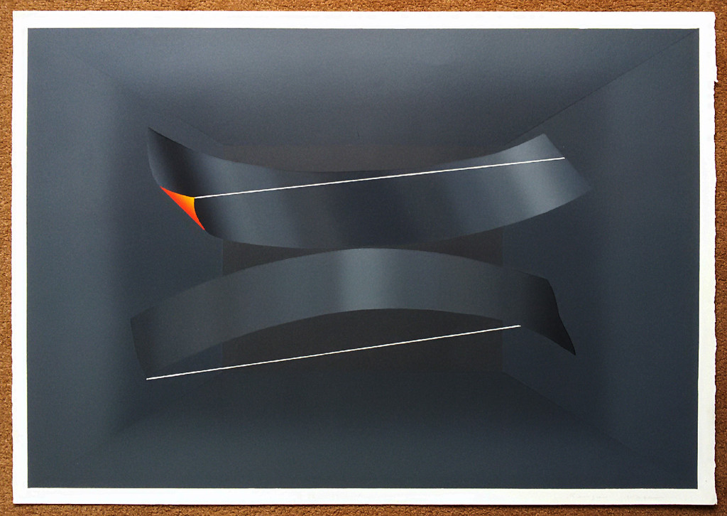 Kenji Nagai - Harmonisch abstract, zeefdruk (groot) kopen? Bied vanaf 95!