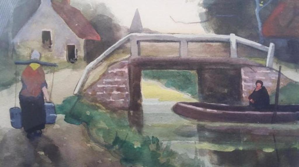 J.H. Doeleman (1848-1913) - Aquarel - gesigneerd  kopen? Bied vanaf 50!