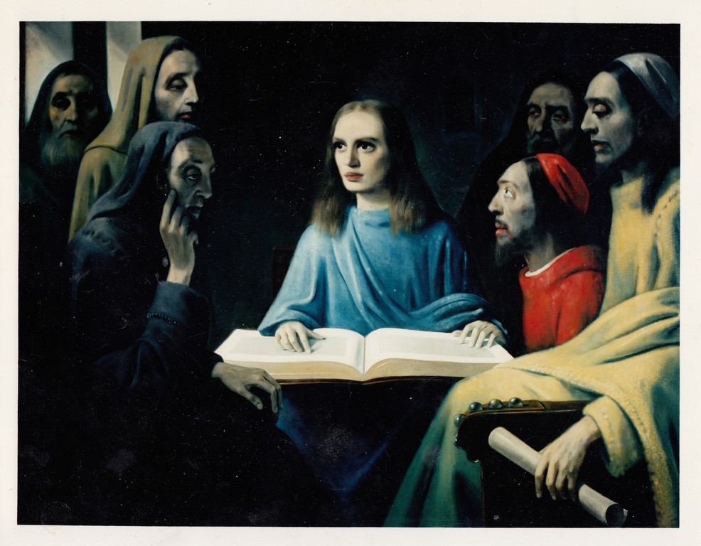 Han van Meegeren: Kleurenfoto, Onbekende fotograaf,Christus en Schriftgeleerden kopen? Bied vanaf 1!