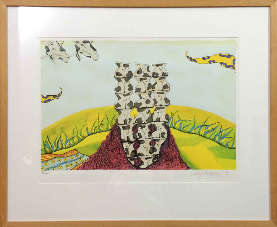 Patty Harpenau, zeefdruk met lijst , titel  kopen? Bied vanaf 40!