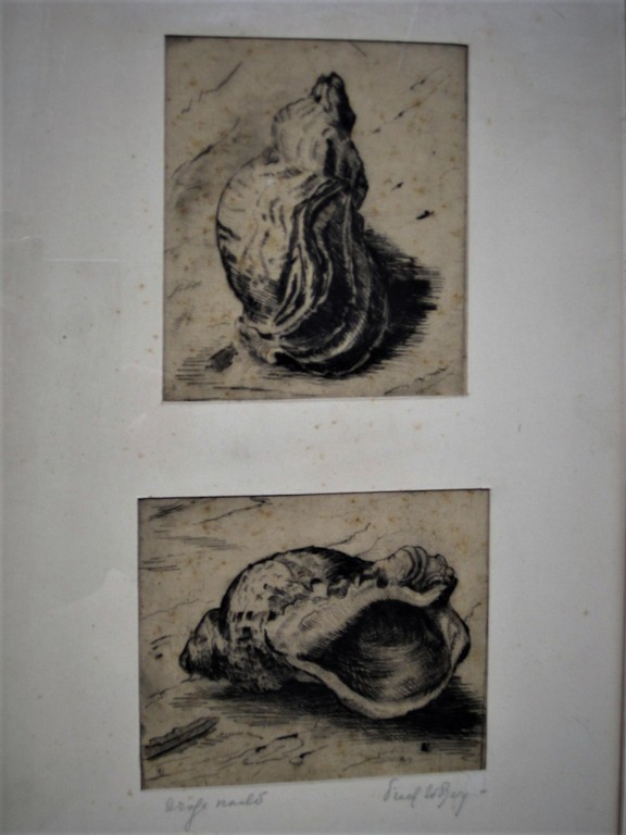 Vroege fraaie droge naald Duo Ets van de "Laatste Fauvist" Freek vd Berg   kopen? Bied vanaf 1!