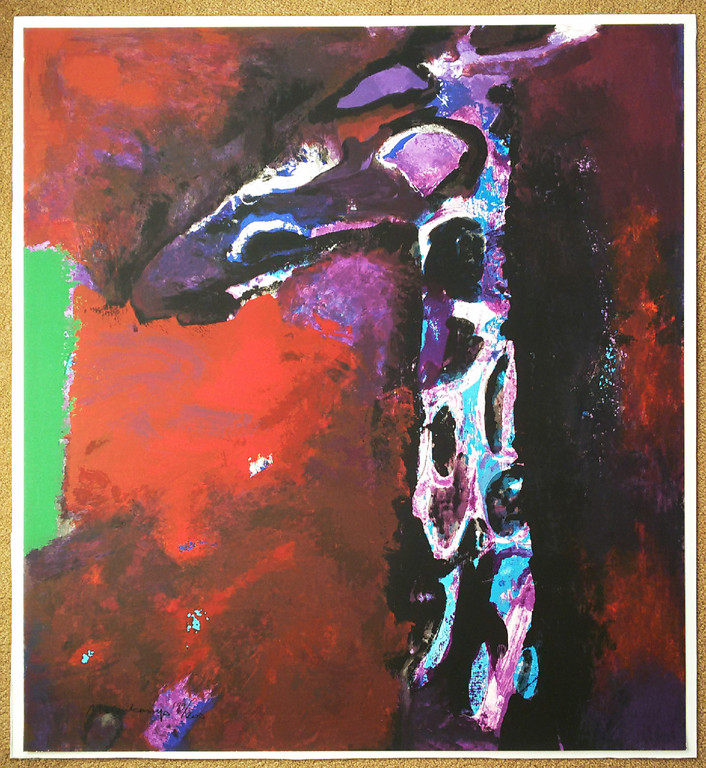 Nico Molenkamp - Giraffe, zeefdruk (gemonteerd, groot) kopen? Bied vanaf 325!