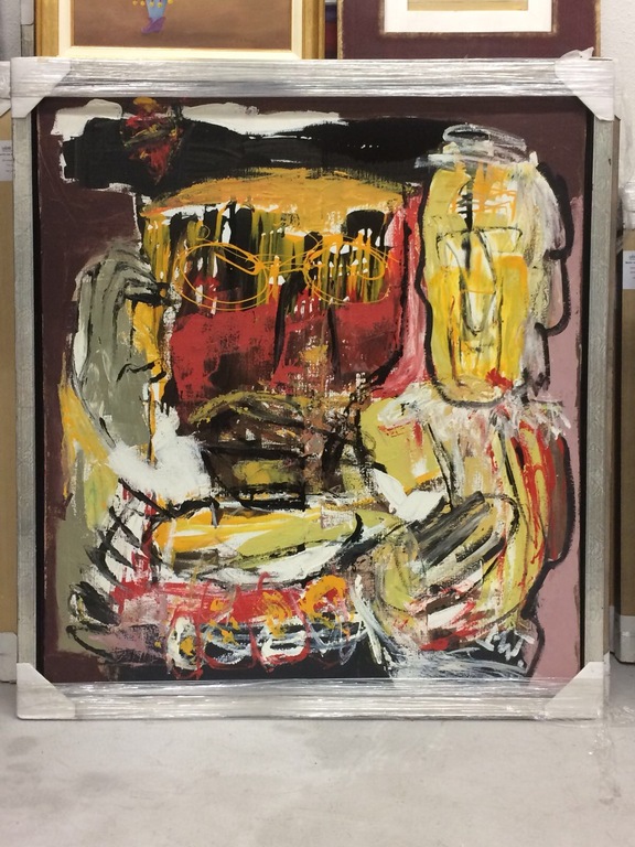 Martin van Wordragen, Man met Bril, ingelijst. kopen? Bied vanaf 1000!