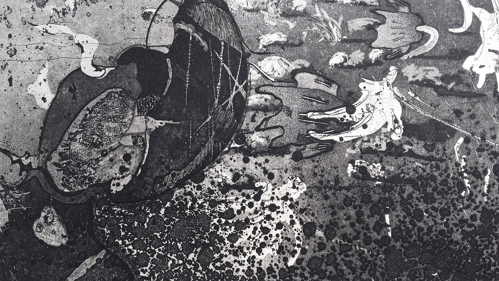 Jan Prins - Windvlaag - Gesigneerd 84 - Ets kopen? Bied vanaf 1!