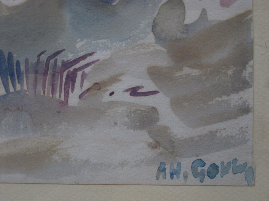 Zeldzaam origineel 1940 "Tahiti Aquarel" van Luminist Adriaan Gouwe gesigneerd kopen? Bied vanaf 1!