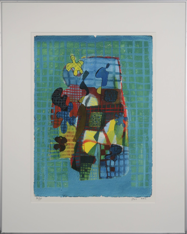 Anna Mes: Giclee, Compositie I - Ingelijst kopen? Bied vanaf 1!