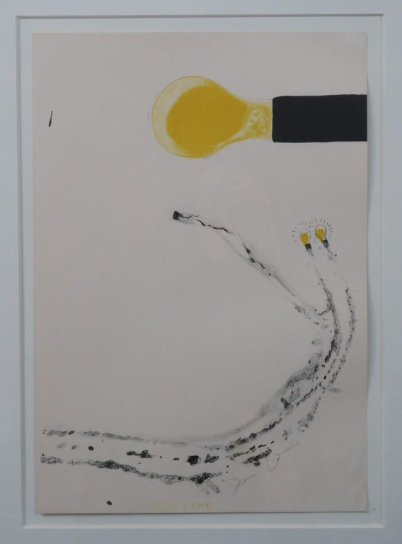 Jim Dine: Litho, Hose Lamp - Ingelijst kopen? Bied vanaf 250!
