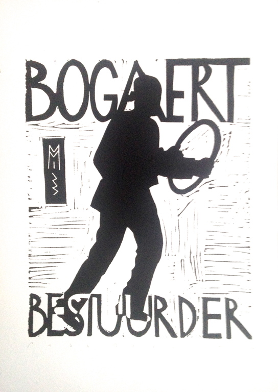 Paul Elshout. Zeefdruk. Bogaert bestuurder. kopen? Bied vanaf 1!