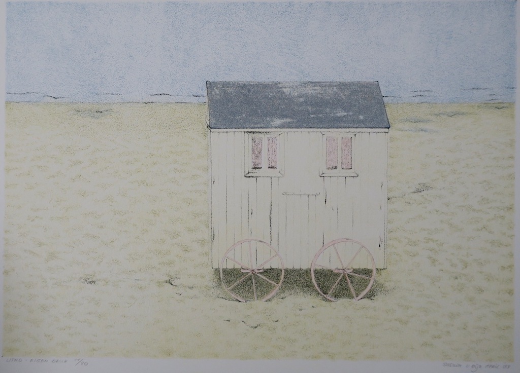 Saskia van Dijk: Litho, Strand kopen? Bied vanaf 1!