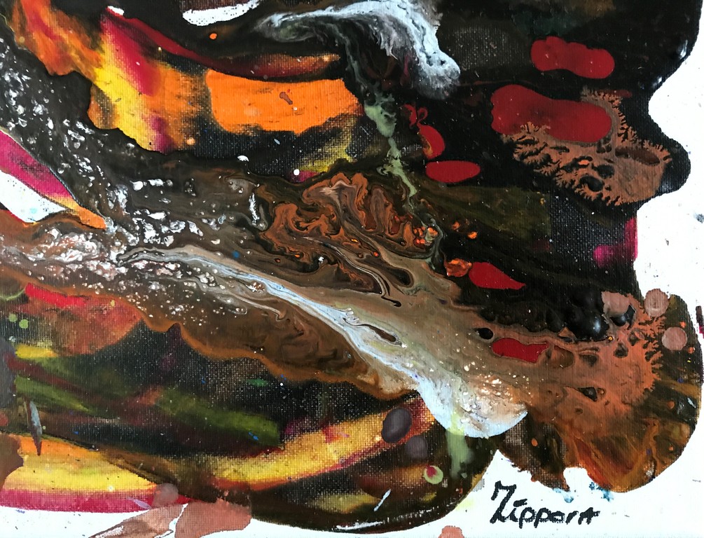 Zippora Meijer - Cosmos 2 - acryl op canvas 40 x 50 cm kopen? Bied vanaf 1!