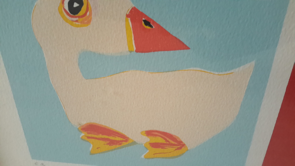 Lindy de Jong, zeefdruk in lijst kopen? Bied vanaf 35!