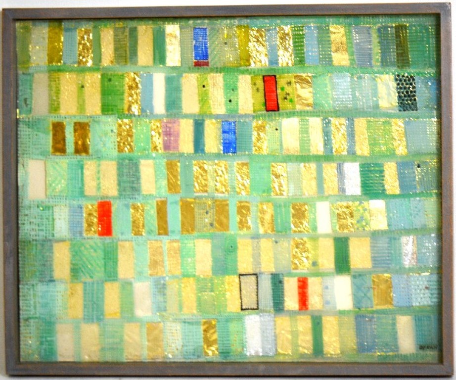 Gustav Beran: Collage/Gouache achter glas schildering kopen? Bied vanaf 250!