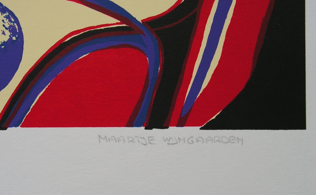 Maartje Wijngaarden - 'Face to Face'- zeefdruk kopen? Bied vanaf 40!