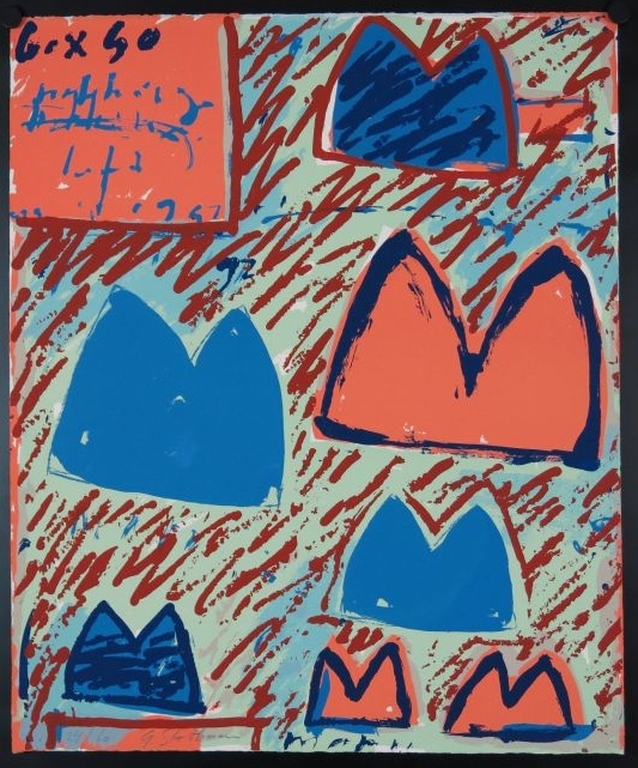 Onbekend gesigneerd: Zeefdruk, Z.T. kopen? Bied vanaf 1!