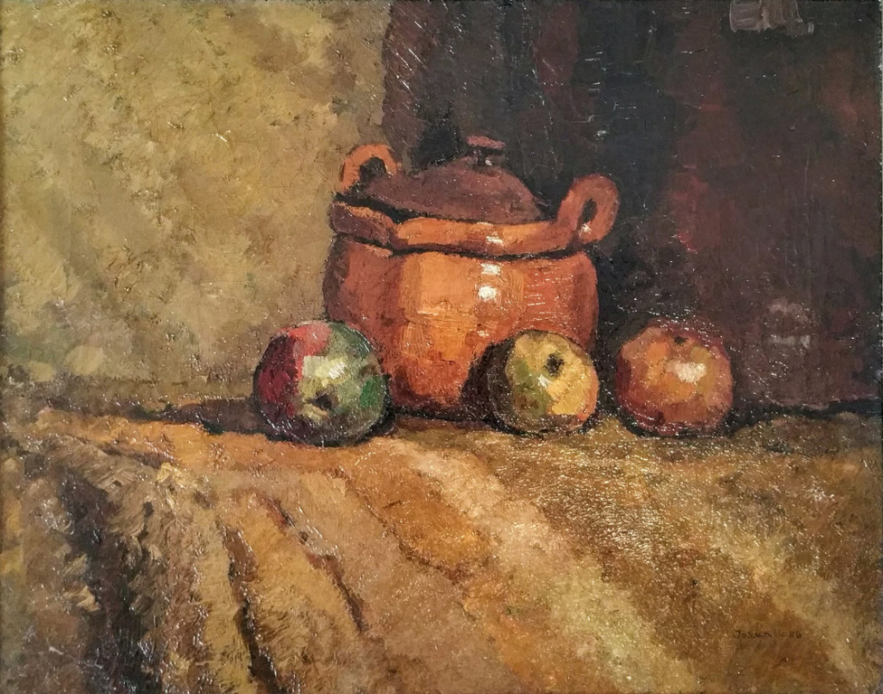 Stilleven met appels - Jos van de Berg (1905-1978) verkocht voor € 150!