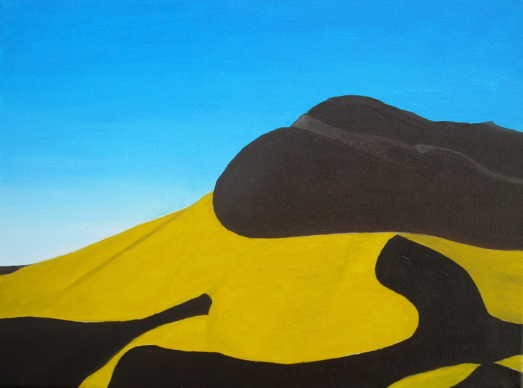 Hein van der Meij: Olieverf op doek, Sahara  kopen? Bied vanaf 1!