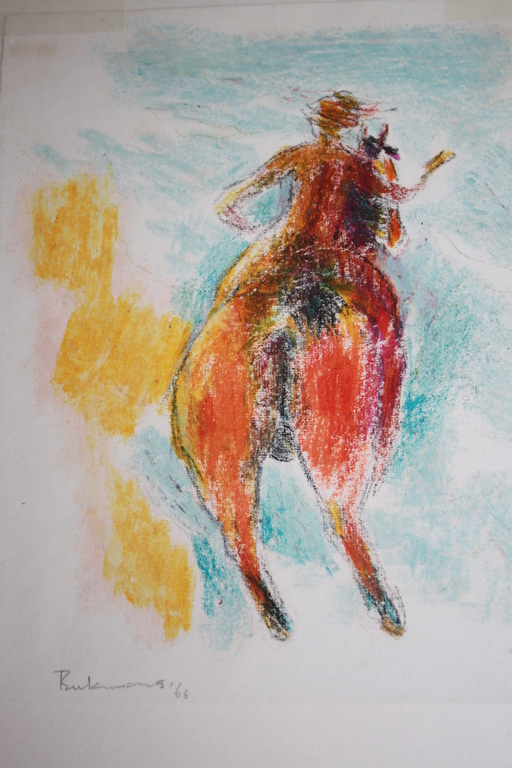 MAN op PAARD in CIRCUS van BEEKMANS BRABANT verkocht voor € 35!