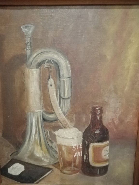 onbekend kunstenaar - stilleven 'café tafereel ' - periode rond1900 -olieverf  kopen? Bied vanaf 1!